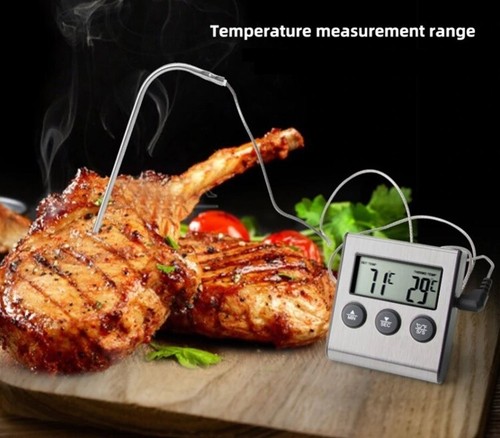 Termometro timer digitale - e, a