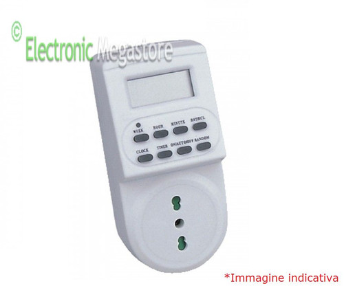 Presa elettrica con - presa,